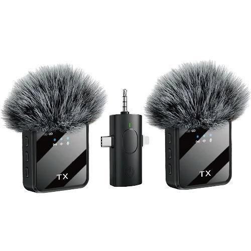 F11-2 Pro Wireless Microphone with Charging Case for iPhone, Android, and Camera – High-Performance Sound for Content Creators and Professionals