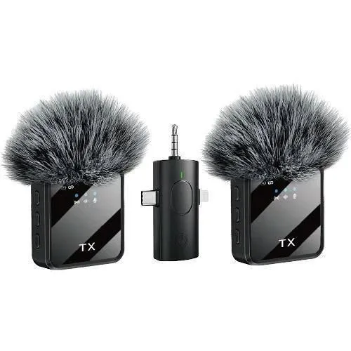F11-2 Pro Wireless Microphone with Charging Case for iPhone, Android, and Camera – High-Performance Sound for Content Creators and Professionals