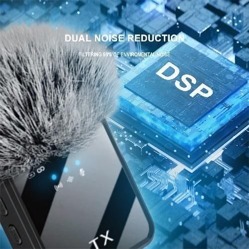 F11-2 Pro Wireless Microphone with Charging Case for iPhone, Android, and Camera – High-Performance Sound for Content Creators and Professionals