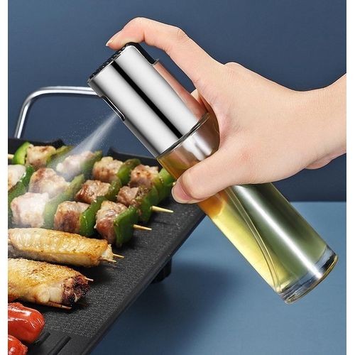 Multipurpose Kitchen Vinegar,Oil Spray Bottle Salad BBQ Kitchen Baking Roasting Cooking Glass Olive Oil Sprayer for Cooking