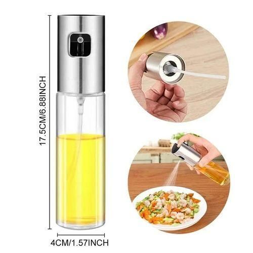 Multipurpose Kitchen Vinegar,Oil Spray Bottle Salad BBQ Kitchen Baking Roasting Cooking Glass Olive Oil Sprayer for Cooking