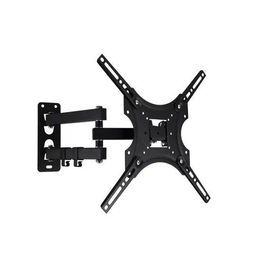 Tilt & Swivel TV Bracket 14–55 Inches – Full Motion TV Wall Mount with Adjustable Tilt, 180° Swivel & Rotation – Heavy-Duty Steel Space-Saving TV Mount for Home, Office & Bedroom
