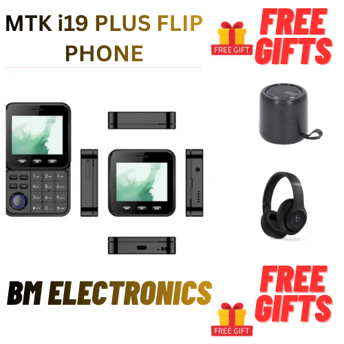 Mtk i19 plus SLIDE PHONE 2.4 " 1000mAh battery type C CHARGE 90° Rotating Side Slider Phone, 2/3g GSM FM Radio Flashlight MP3 MP4 Dual Sim Card mini Rotatable Phone WITH 2FREE GIFTS SPEAKER AND HEAD P