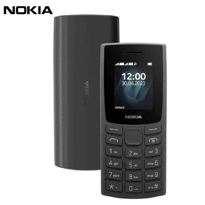 Nokia 105 Pocket-Friendly Feature Phone: Classic Keypad Cellphone with 1450mAh Battery Power, Dual SIM LTE Network Support, Opera Mini, and Built-In Torch Light | HMD Global Certified