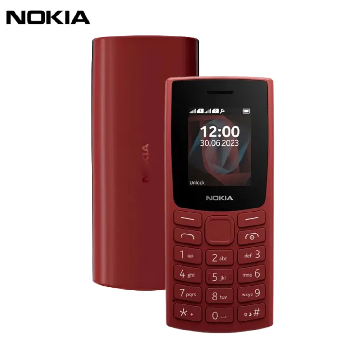 Nokia 105 Pocket-Friendly Feature Phone: Classic Keypad Cellphone with 1450mAh Battery Power, Dual SIM LTE Network Support, Opera Mini, and Built-In Torch Light | HMD Global Certified