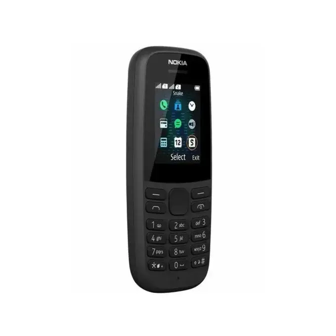 Nokia 105 Pocket-Friendly Feature Phone: Classic Keypad Cellphone with 1450mAh Battery Power, Dual SIM LTE Network Support, Opera Mini, and Built-In Torch Light | HMD Global Certified