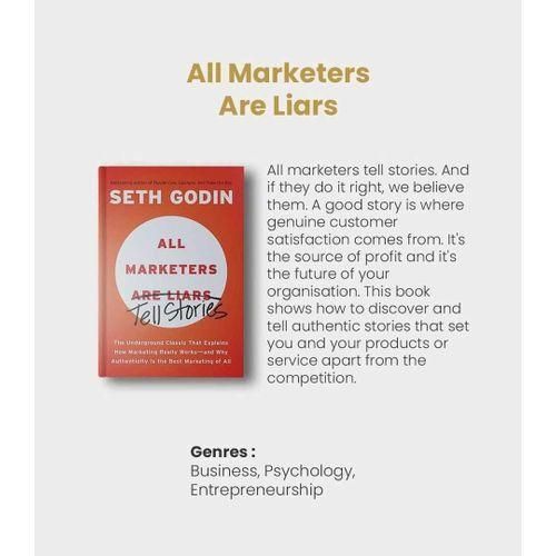 All Marketers Are Liars Book by Seth Godin
