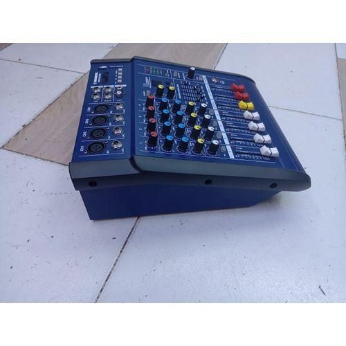 Omax 4 Channel Powered Audio Mixer With Amplifier For Studio Live And PA Sound