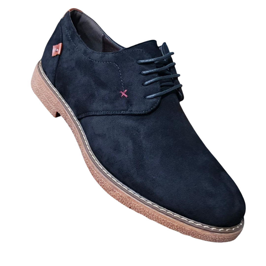 Men’s Suede Casual Lace-Up Shoes