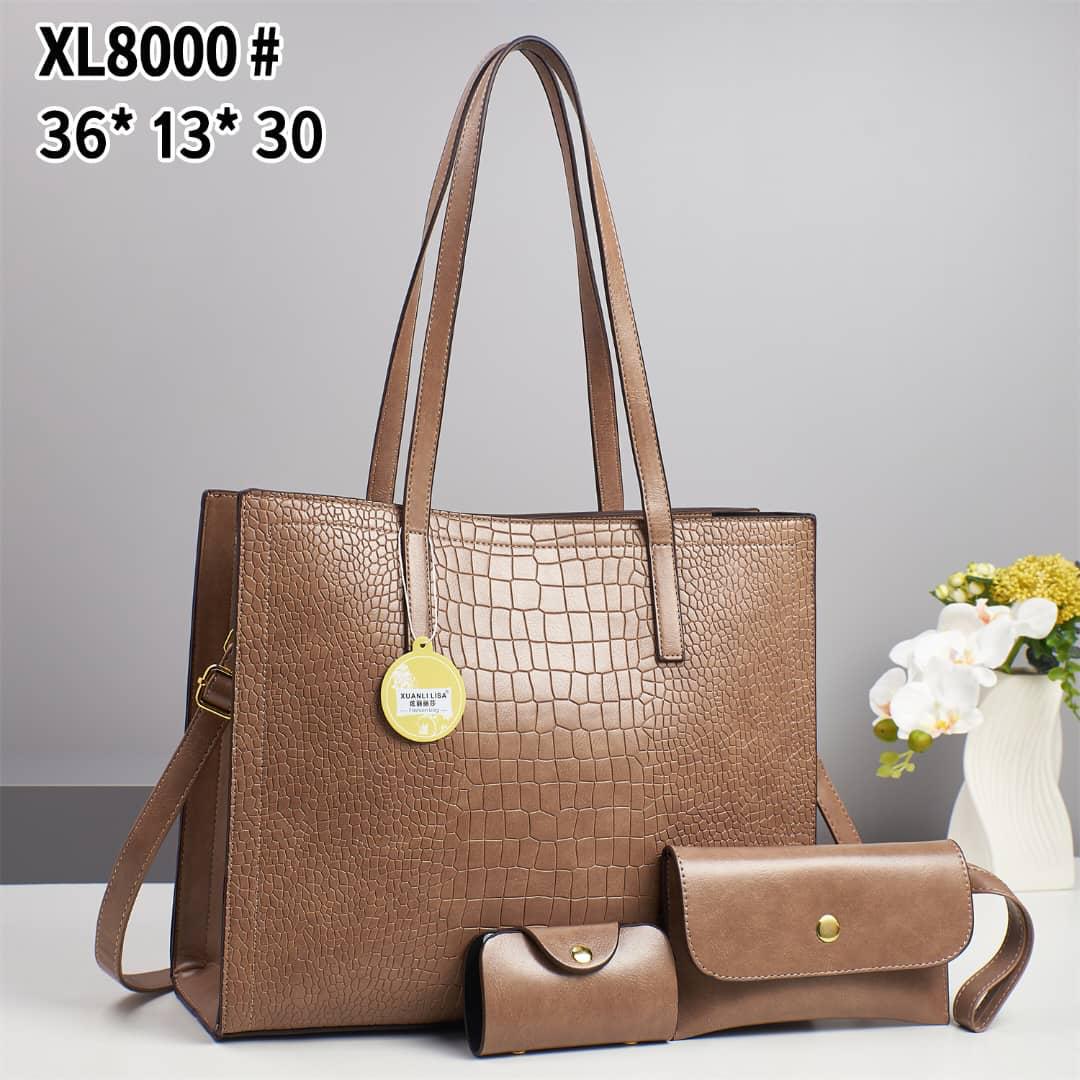 Women’s 3 in 1 Large Capacity Handbag Convertible Tote and Shoulder Bag Stylish Multi Functional Designer Purse for Work Travel Shopping Daily Use Fashion Bag