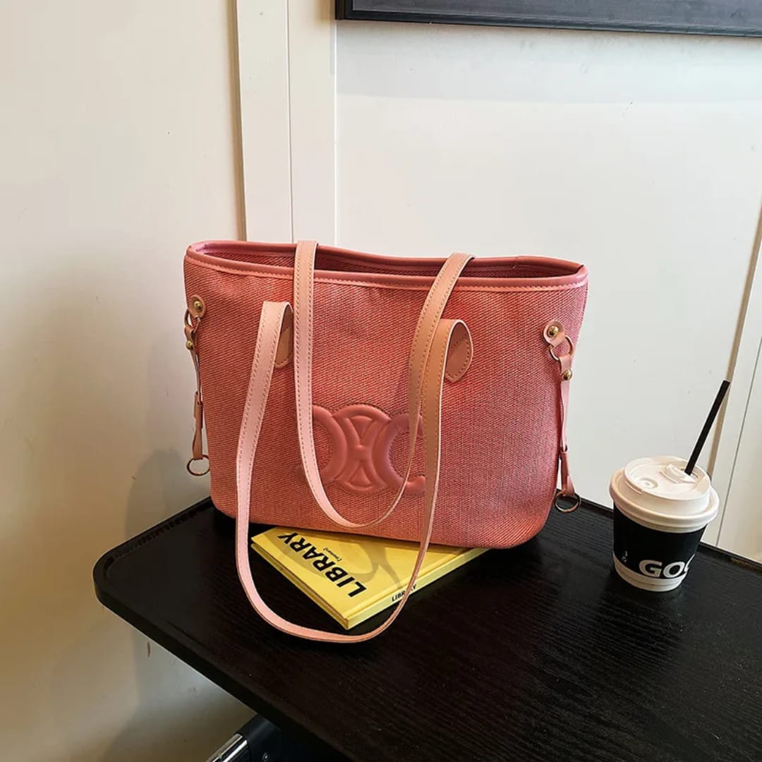 Women’s Luxury Large Capacity Tote Bag Stylish Designer Handbag for Work Travel Shopping Durable PU Leather Shoulder Carry Office Casual Everyday Use Fashion Bag Accessories