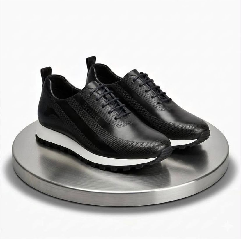 Men’s Premium Formal Oxford Leather Shoes Classic Black Business Dress Footwear for Office Interviews Weddings Corporate Events Durable Comfortable Elegant Slip-On Lace-Up Design Style Finish