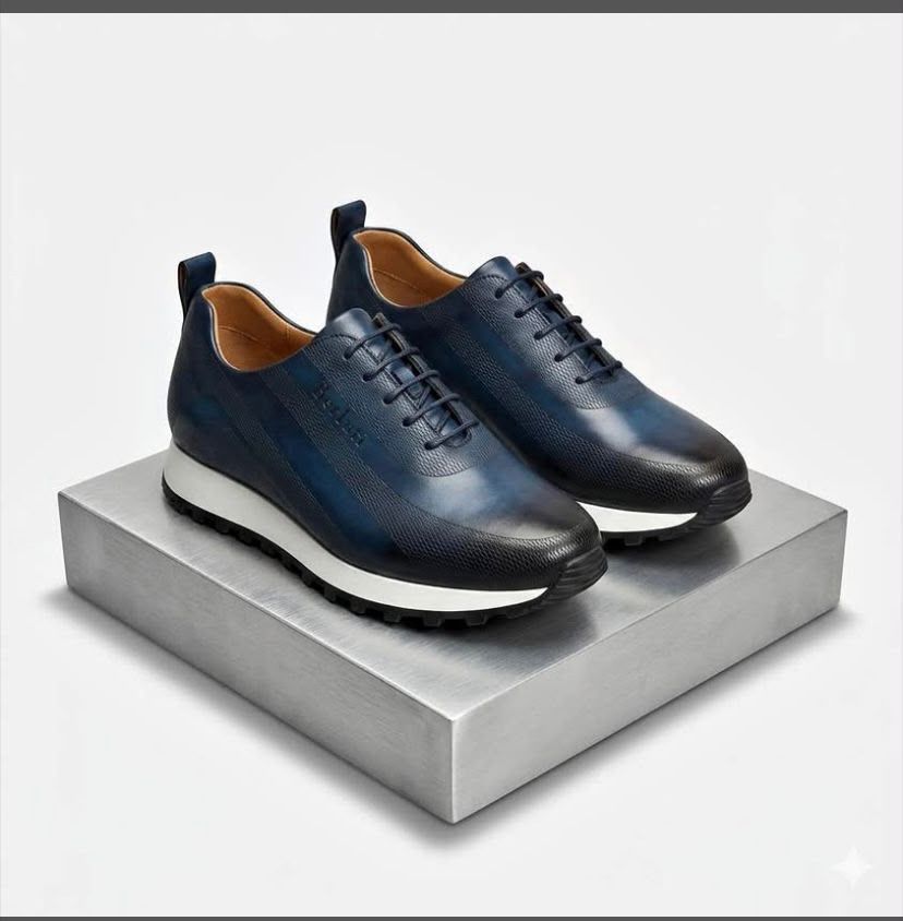 Men’s Premium Formal Oxford Leather Shoes Classic Black Business Dress Footwear for Office Interviews Weddings Corporate Events Durable Comfortable Elegant Slip-On Lace-Up Design Style Finish