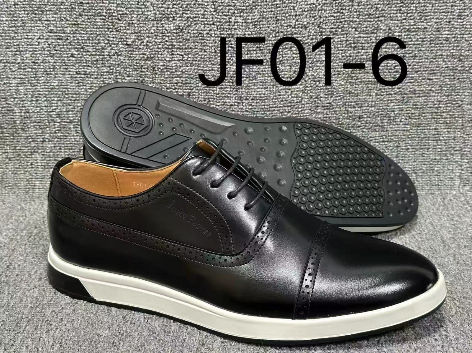 Men’s Premium Formal Oxford Leather Shoes Classic Black Business Dress Footwear for Office Interviews Weddings Corporate Events Durable Comfortable Elegant Slip-On Lace-Up Design Style Finish
