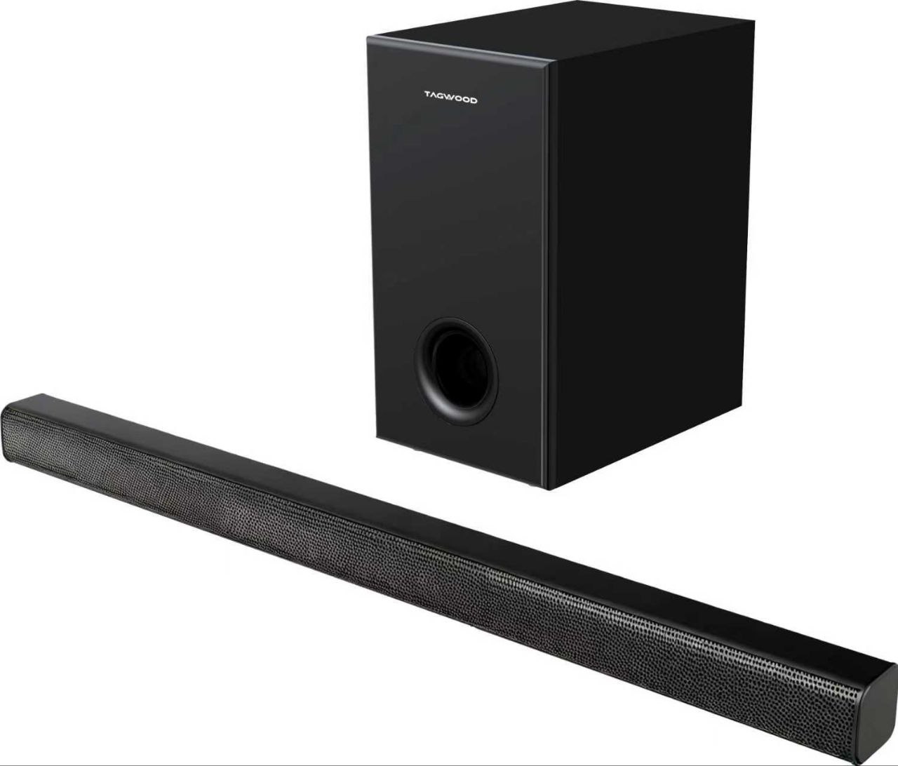 Tagwood 12000W 2.1CH Multimedia Bluetooth Woofer Speaker System Subwoofer Soundbar BT 6.0 /USB/SD/FM AC/DC System Soundbar with Remote Control S3 Speaker bass Sound Bar