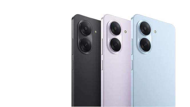 [New Arrival] Xiaomi Redmi A7 64GB + 3GB 6.88 Inch 120Hz LCD Display (32+8)MP Camera 5200mAh Battery 15W Charge Dual Sim Android 15 Side Fingerprint Smartphone