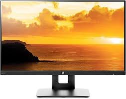 REFURBRISHED HP VH240a 23.8-Inch Full HD 1080p IPS LED Monitor with Built-In Speakers and VESA Mounting, Rotating Portrait & Landscape, Tilt, and HDMI & VGA Ports  - Black FREE POWER ADAPTER AND HDMI
