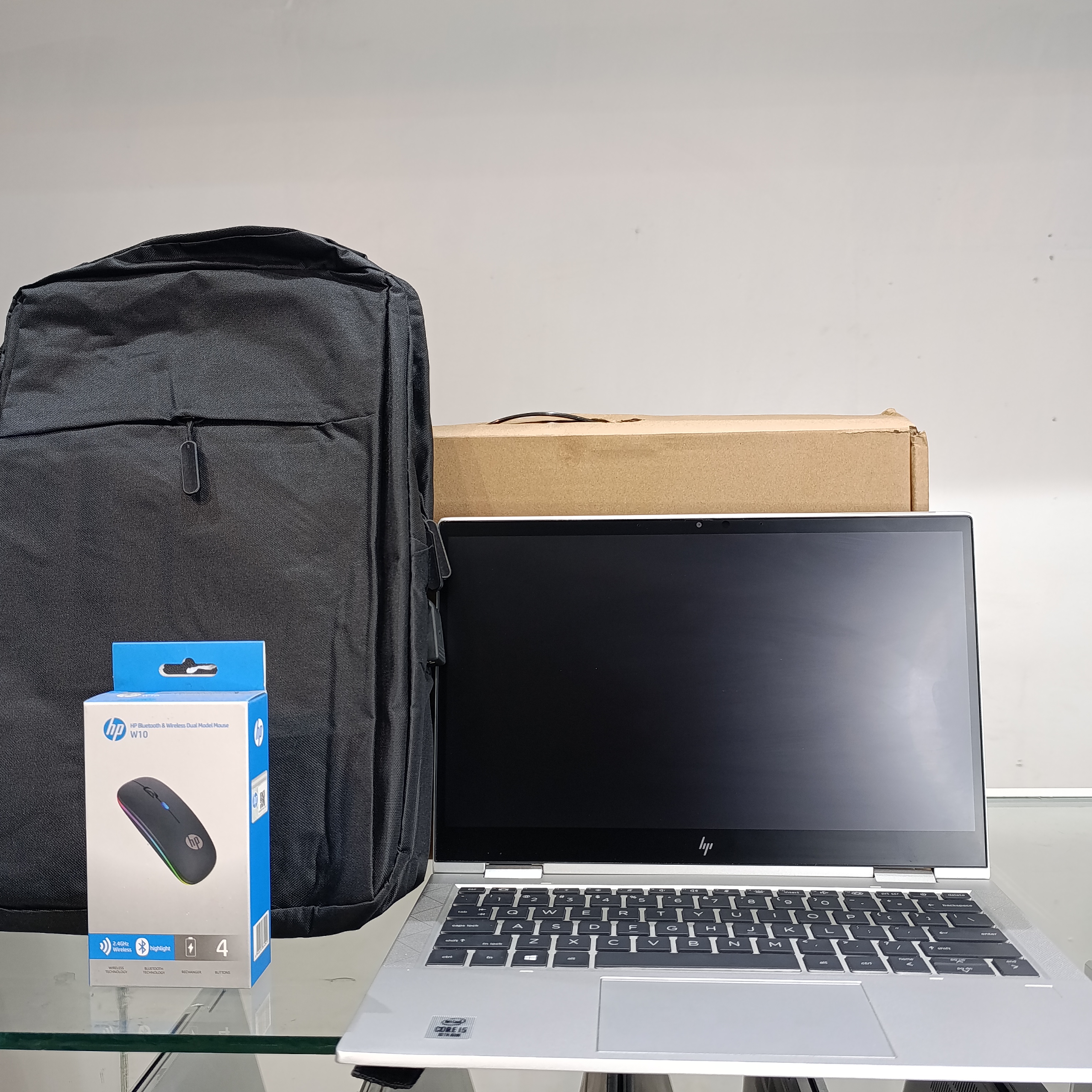 HP ELITEBOOK X360 830 G7 INTEL CORE i5-10210U 8GB DDR4 RAM256GB SSD TOUCHSCREEN10TH GENERATION 13.3 INCH DISPLAY with BANG AND OLUFSEN BOXED LAPTOP WITH FREE BAG AND MOUSE
