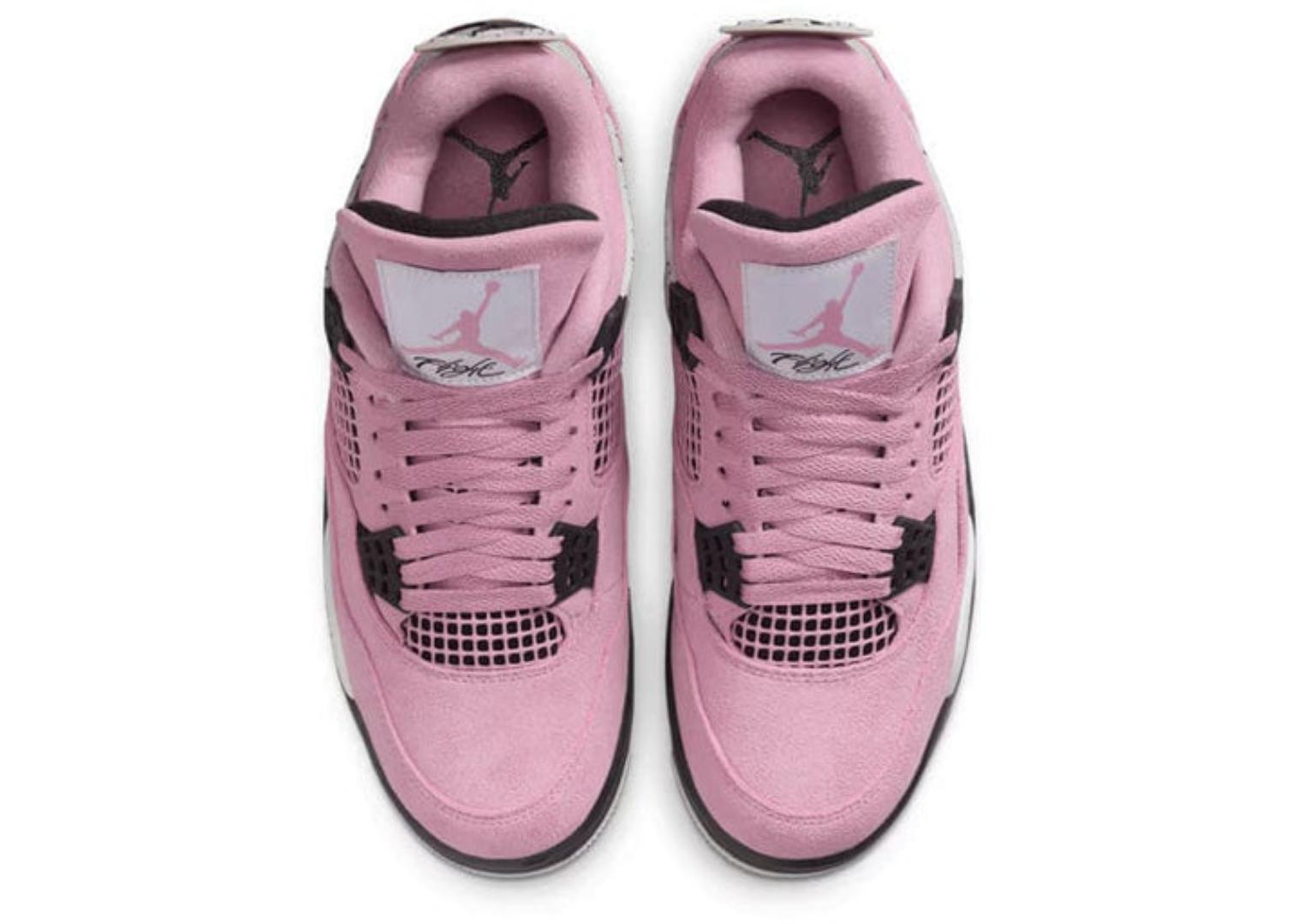 Air Jordan 4 Retro Orchid Pink-White Women Sneakers (Best Shop for Quality Shoes, Sneakers, Casuals, Boots, Oxfords, Officials and Shoe Accessories)
