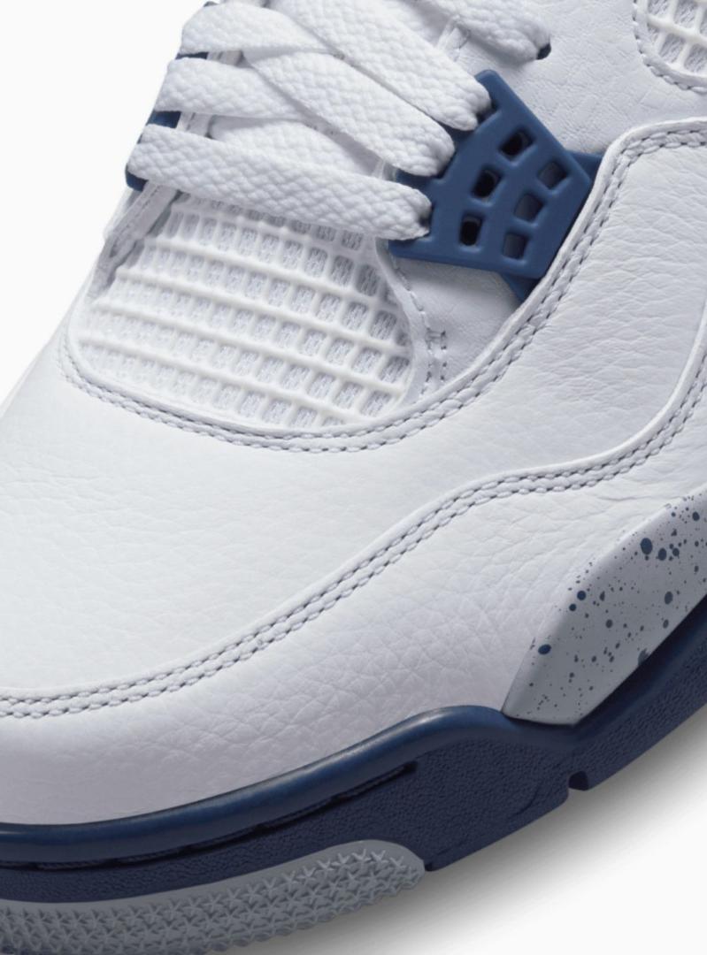 Air Jordan 4 "Midnight Navy" Men's Retro Basketball Shoes Mid Top (Best Shop for Quality Shoes, Sneakers, Casuals, Boots, Oxfords, Officials and Shoe Accessories)