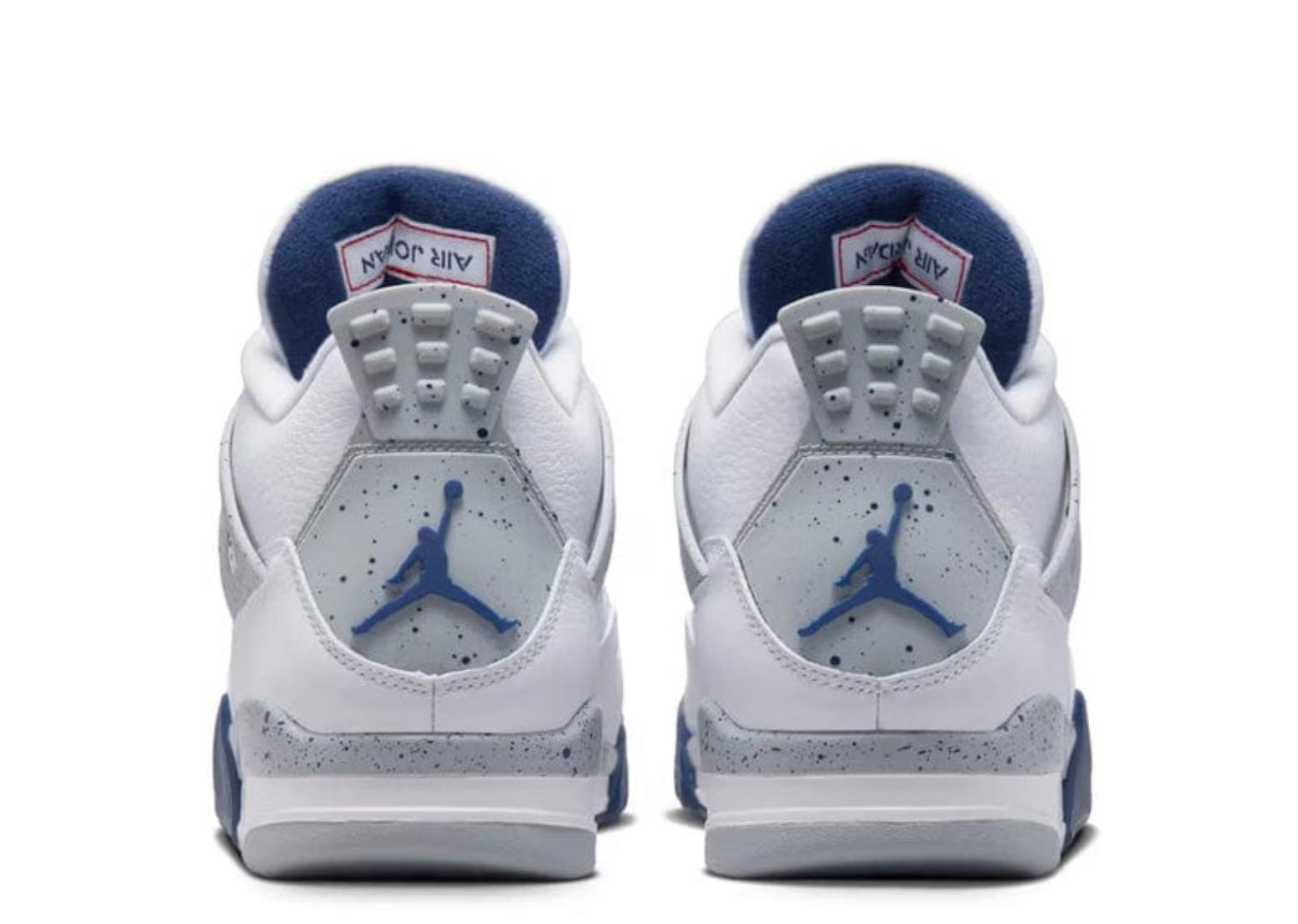 Air Jordan 4 "Midnight Navy" Men's Retro Basketball Shoes Mid Top (Best Shop for Quality Shoes, Sneakers, Casuals, Boots, Oxfords, Officials and Shoe Accessories)