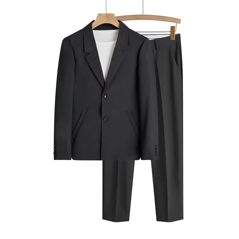 Hot Selling in Africa Spring & Summer Lightweight Loose Fit Men's Suit Set Blazer Jacket with Nice Draping Effect Business Formal & Casual Trendy Cool Stylish Outerwear