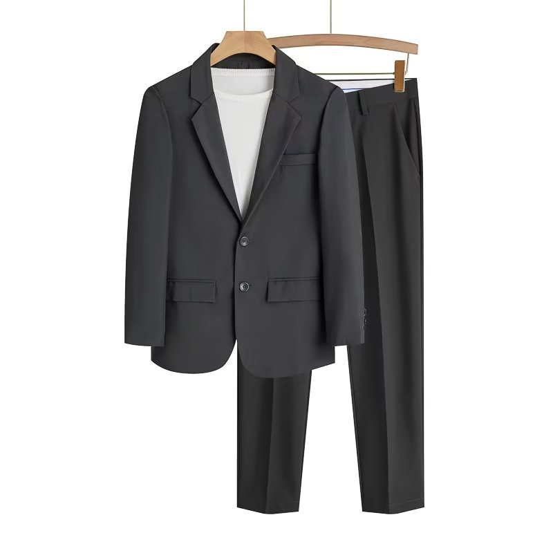 Hot Selling in Africa Spring & Summer Lightweight Loose Fit Men's Suit Set Blazer Jacket with Nice Draping Effect Business Formal & Casual Trendy Cool Stylish Outerwear