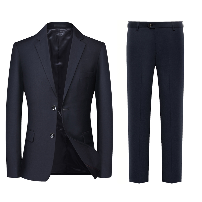 High Standard Supreme Quality Hot Selling in Africa Men's 2-Piece Suit Set Loose Fit Oversized Plus Size Formal Outfit Smart Casual Business Formal Suit for Wedding & White-Collar Office Men