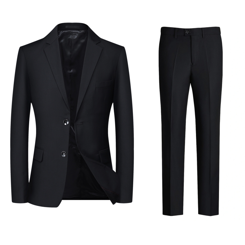 High Standard Supreme Quality Hot Selling in Africa Men's 2-Piece Suit Set Loose Fit Oversized Plus Size Formal Outfit Smart Casual Business Formal Suit for Wedding & White-Collar Office Men