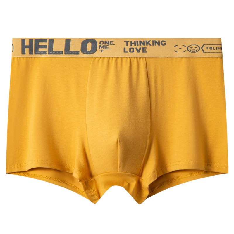 Hot Sale Men's Plus Size Mid Rise Antibacterial Breathable Soft Cotton Feel Boxer Briefs Comfortable Casual Underwear Daily Wear