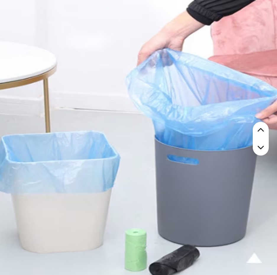 100 Pieces Eco- friendly garbage bags/ Trash bags/ Bin Liners Suitable For Both Office And Home Use