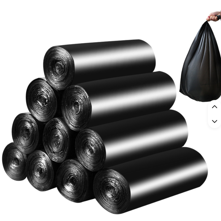 100 Pieces Eco- friendly garbage bags/ Trash bags/ Bin Liners Suitable For Both Office And Home Use