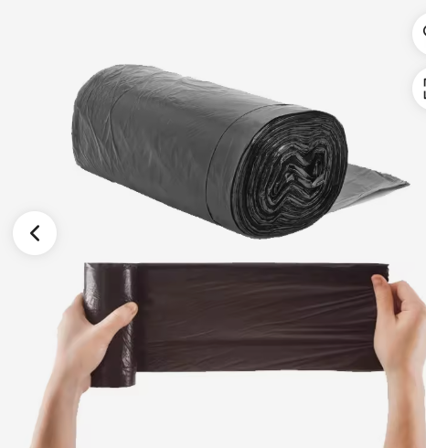 100 Pieces Eco- friendly garbage bags/ Trash bags/ Bin Liners Suitable For Both Office And Home Use