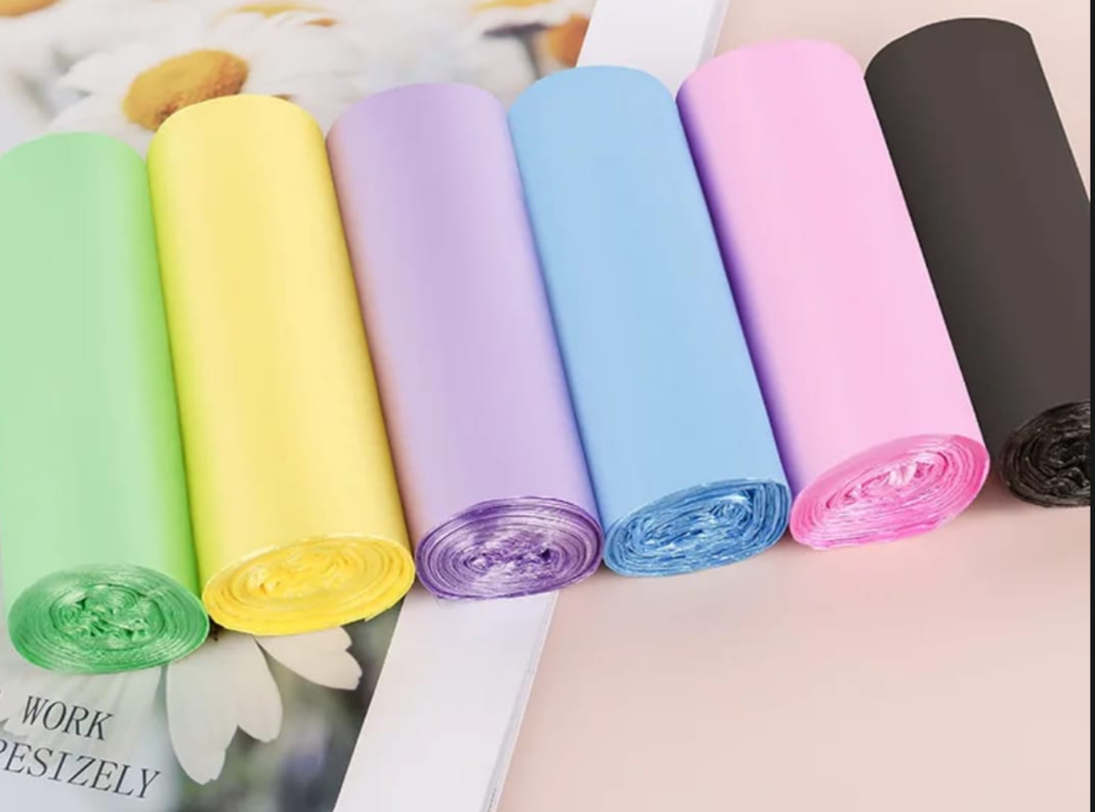 100 Pieces Eco- friendly garbage bags/ Trash bags/ Bin Liners Suitable For Both Office And Home Use