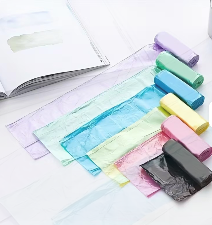 100 Pieces Eco- friendly garbage bags/ Trash bags/ Bin Liners Suitable For Both Office And Home Use