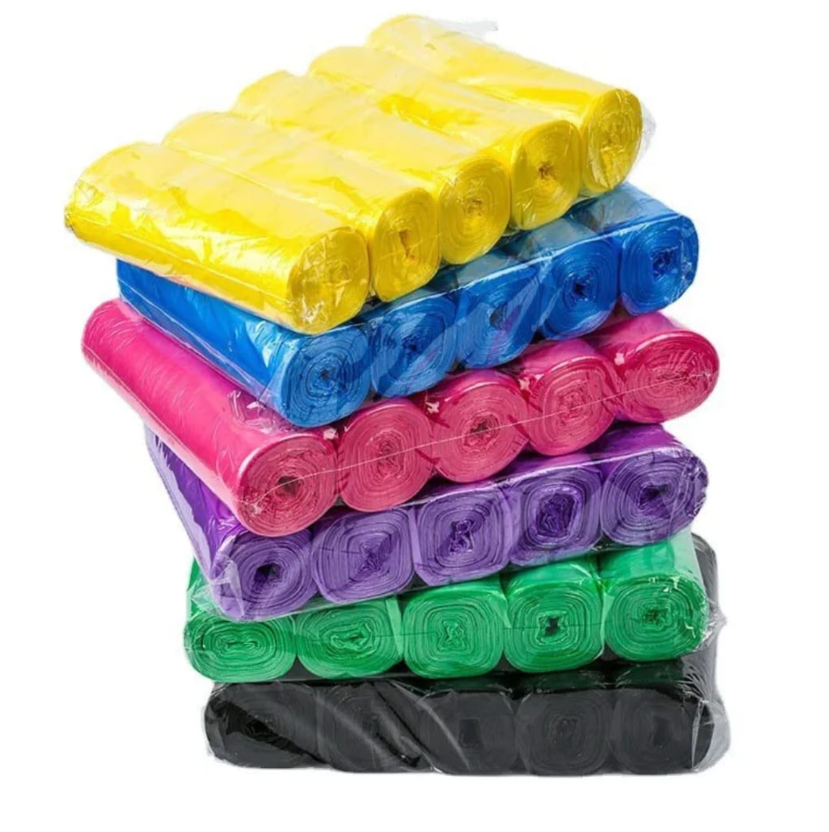 100 Pieces Eco- friendly garbage bags/ Trash bags/ Bin Liners Suitable For Both Office And Home Use