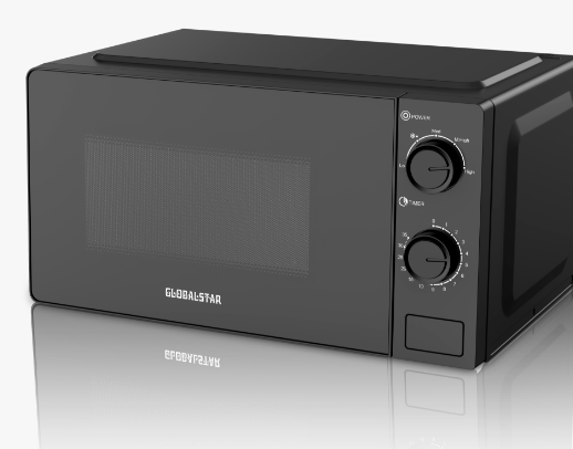 Globalstar F20MXP08 Analog 20L Microwave Oven 700W - Black 16 Months Warranty