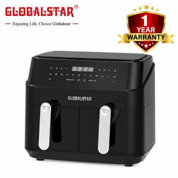 GLOBALSTAR 7L+7L Dual Basket Air Fryer GS-K1445