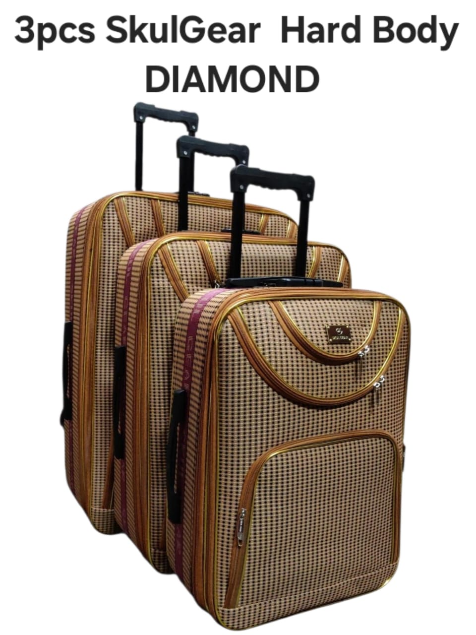 3PCS Hardbody Suitcase Set ✈️
Travel with confidence and style using this durable 3-piece hardbody suitcase set — designed for both short trips and long vacations.
🌟 Strong hard shell exterior for ma