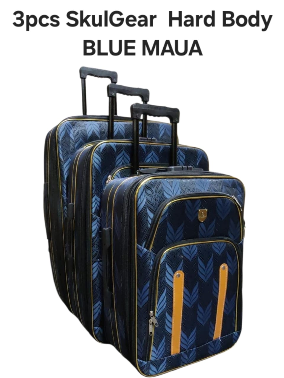 3PCS Hardbody Suitcase Set ✈️
Travel with confidence and style using this durable 3-piece hardbody suitcase set — designed for both short trips and long vacations.
🌟 Strong hard shell exterior for ma