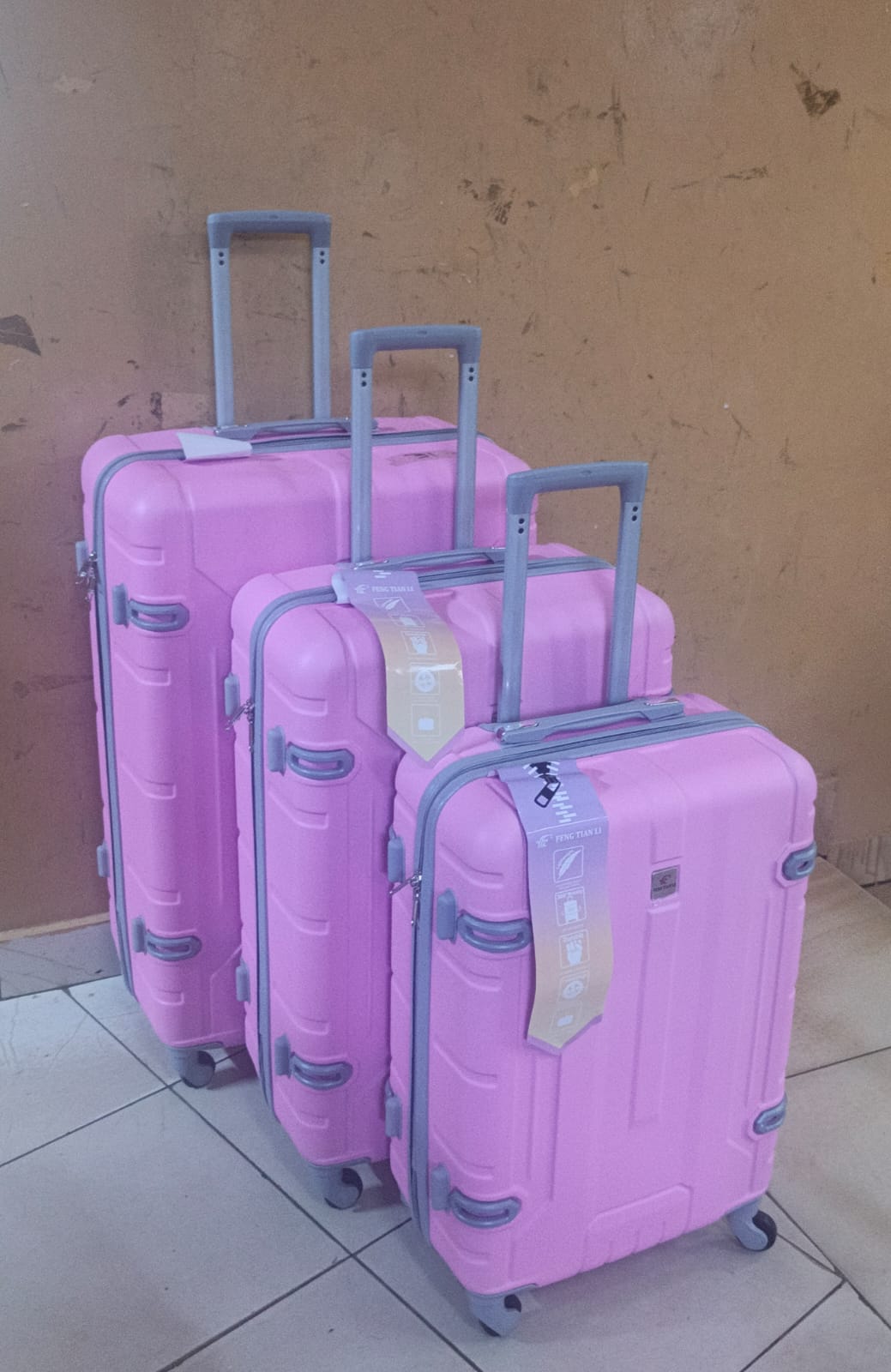 3 in 1 Fibre Suitcase Set, designed for modern travelers who value durability and elegance crafted from lightweight fibre material