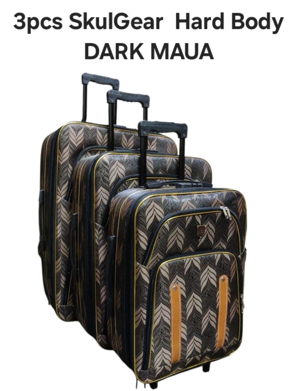 3PCS Hardbody Suitcase Set ✈️
Travel with confidence and style using this durable 3-piece hardbody suitcase set — designed for both short trips and long vacations.
🌟 Strong hard shell exterior for ma