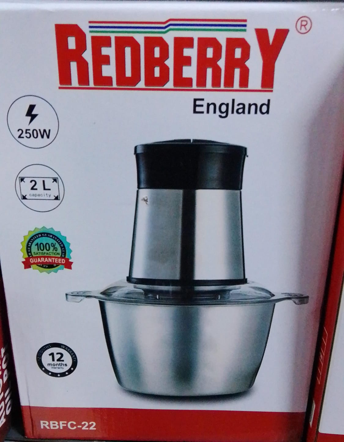 🔥🥤 Redberry 2L 250W Blender & Chopper – RBFC-22 (RBFC Series)
⚡ Powerful blending. Smart chopping. Everyday kitchen essential.