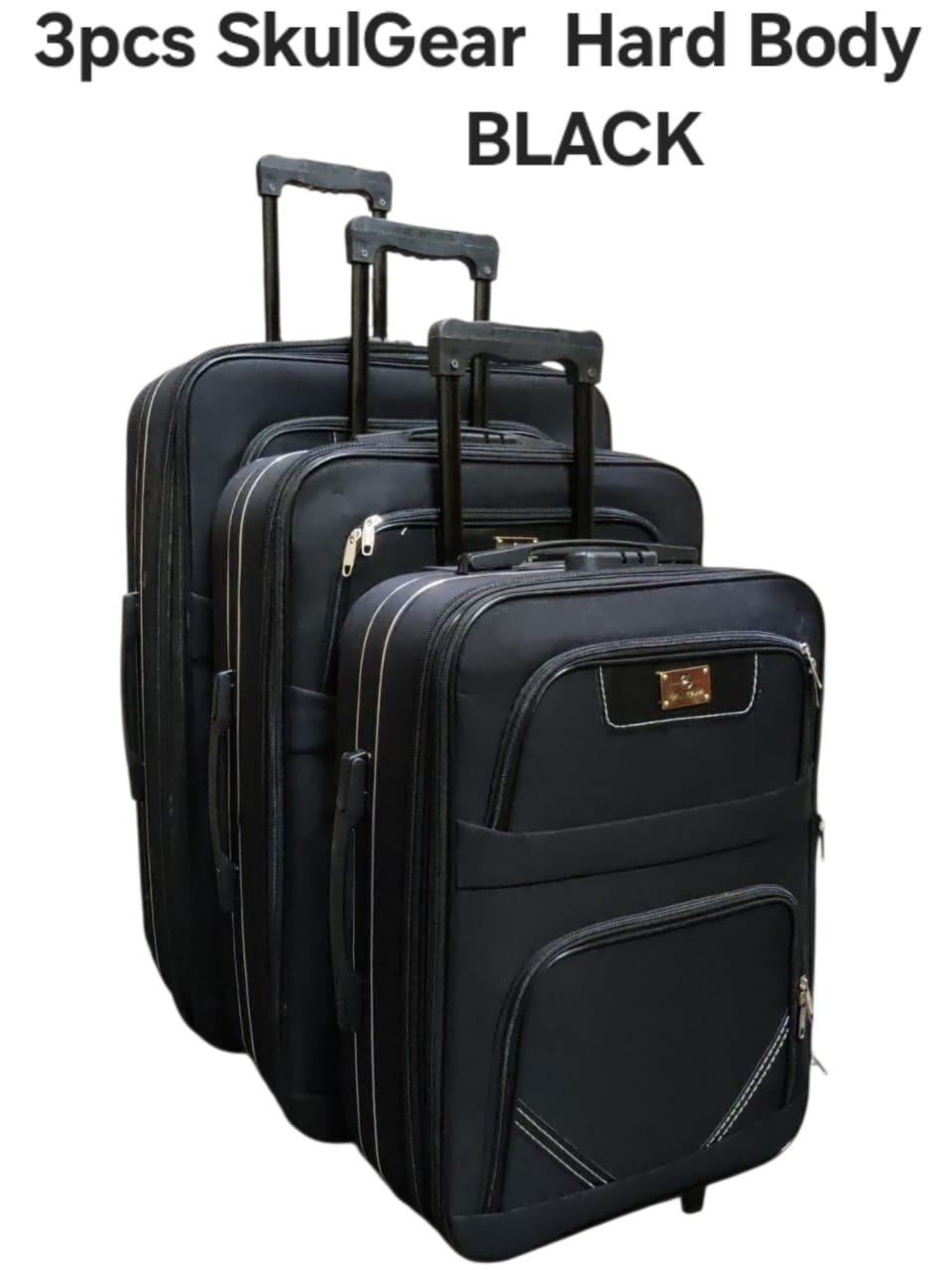 3PCS Hardbody Suitcase Set ✈️
Travel with confidence and style using this durable 3-piece hardbody suitcase set — designed for both short trips and long vacations.
🌟 Strong hard shell exterior for ma