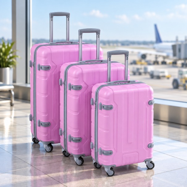 3 in 1 Fibre Suitcase Set, designed for modern travelers who value durability and elegance crafted from lightweight fibre material