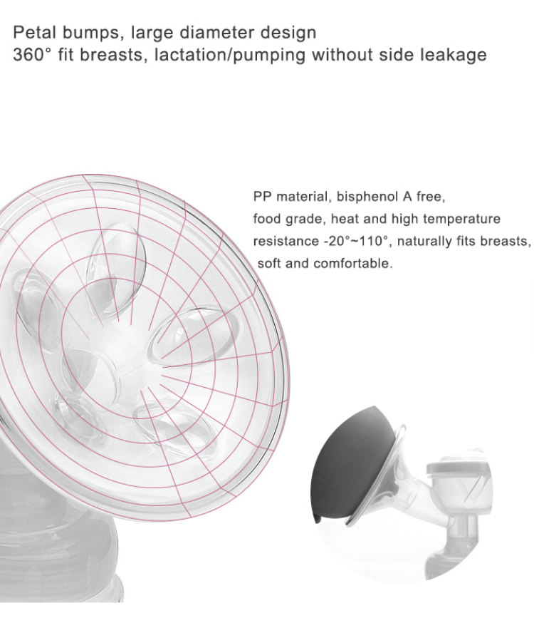 Lower Price Double Electric Milk Breast Pump Machine Electronic Baby Breast Feeding Pump Electric Drive BPA Free Print Pattern