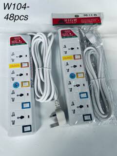 ORIGINAL High Astra 4-Way Surge Protector Extension Socket with Individual Switches //2500W Maximum Power Load //13A Rated Current //