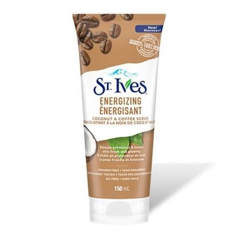 St Ives St Ives Energizing Coconut & Coffee Scrub - 170g Exfoliator for Dull Skin