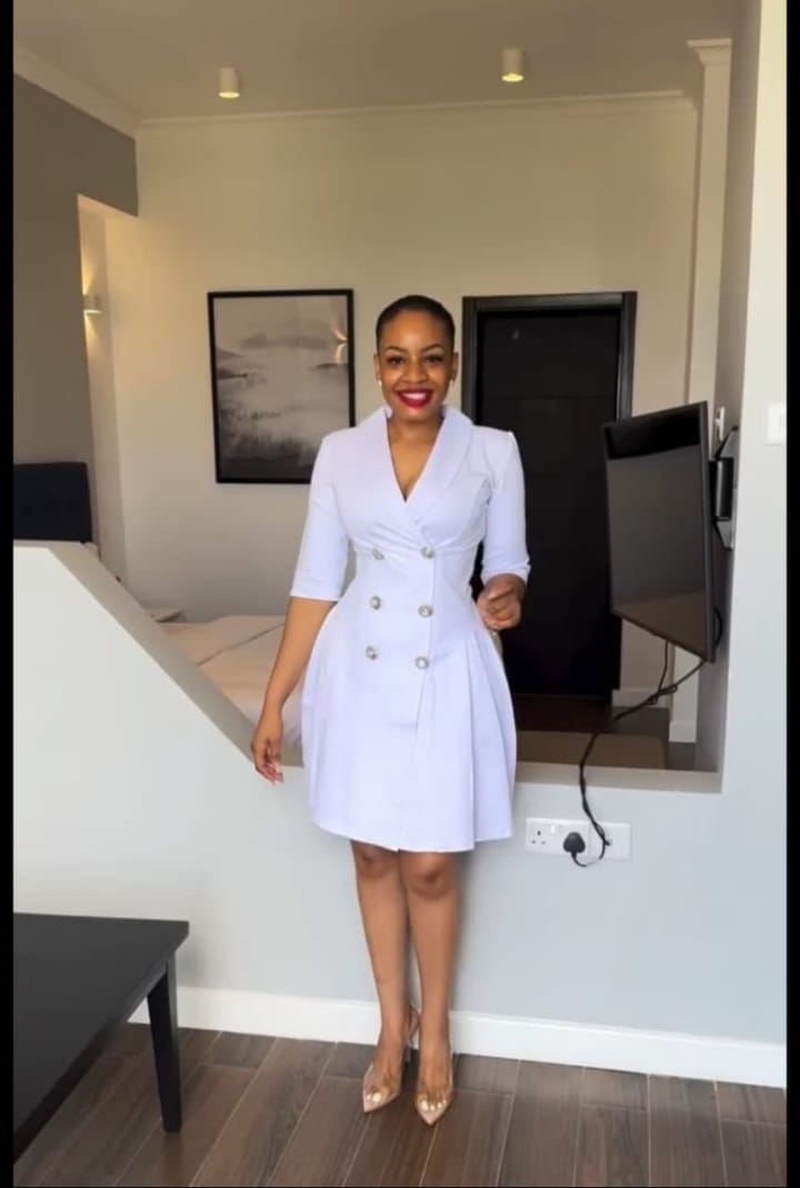 office wear dresses for ladies Ladies Office Dress Grey S / Grey main image 0