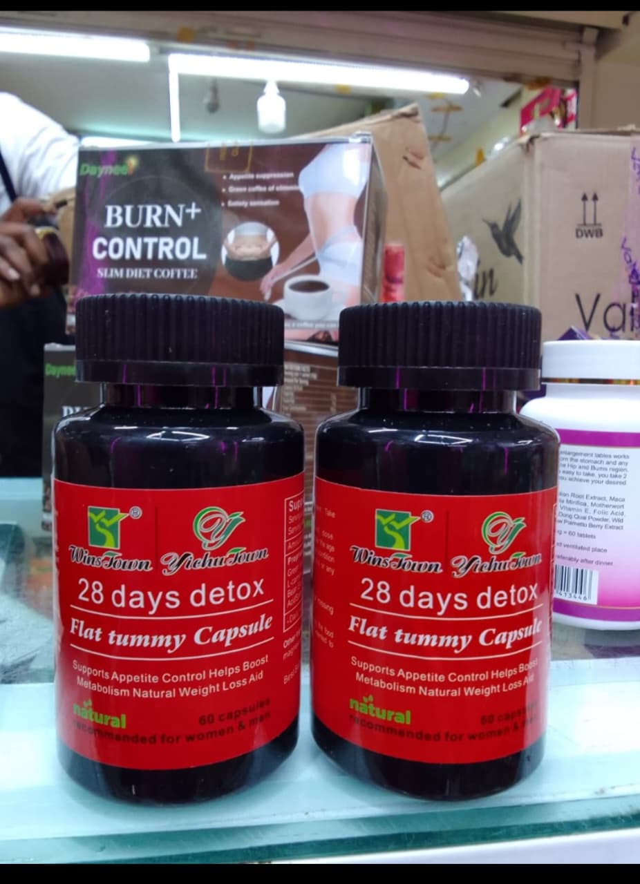 🍃 28 DAYS DETOX FLAT TUMMY CAPSULES
A convenient supplement designed to complement a healthy diet and active lifestyle as part of a 28-day wellness routine.